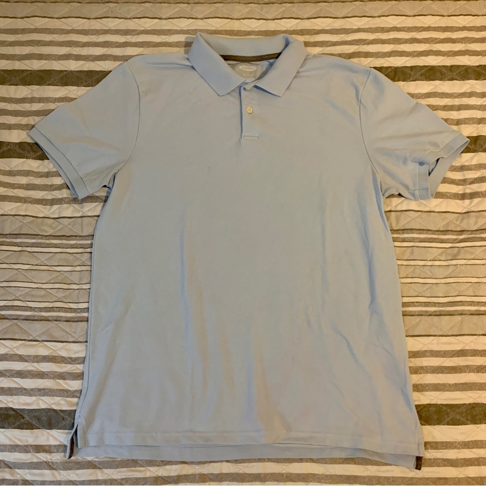 Old Navy Mens Light Blue Large Polo Shirt